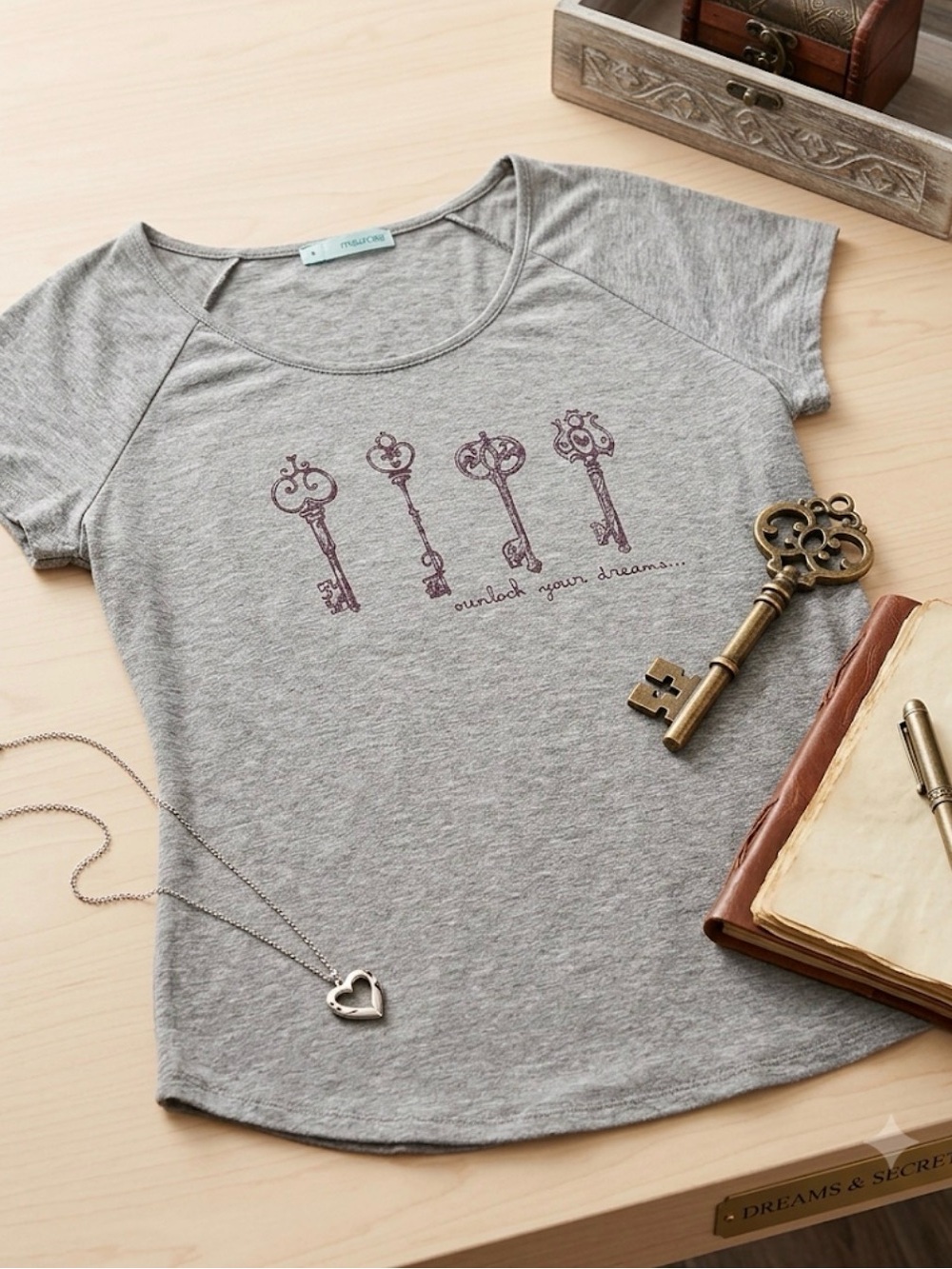 Maurices Heather Gray Scoop Neck Tee